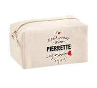 Planetee Trouse Multifonction Petit Bazar d'une Pierrette d'amour | Trousse Scolaire Fournitures Bureau Maquillage Idée Cadeau Collègue Noël Anniversaire