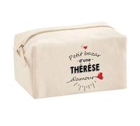 Planetee Trouse Multifonction Petit Bazar d'une Thérèse d'amour | Trousse Scolaire Maquillage Idée Cadeau Collègue Noël Anniversaire | Trousse pour Fournitures Scolaires et de Bureau