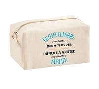 Planetee Trouse Multifonction Un Clerc de Notaire Formidable | Trousse Scolaire Maquillage Idée Cadeau Collègue Noël Anniversaire | Trousse pour Fournitures Scolaires et de Bureau