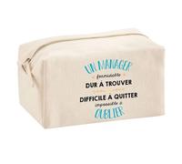 Planetee Trouse Multifonction Un Manager Formidable | Trousse Scolaire Maquillage Idée Cadeau Collègue Noël Anniversaire | Trousse pour Fournitures Scolaires et de Bureau