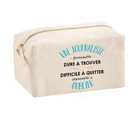 Planetee Trouse Multifonction Une Journaliste Formidable | Trousse Scolaire Fournitures Bureau Maquillage Idée Cadeau Collègue Noël Anniversaire