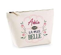 Planetee Trousse Adèle la Plus Belle - Pochette Maquillage Make-up Toilette Cadeau Fête des Mères Anniversaire Soeur Noël Tata Marraine