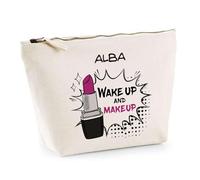 Planetee Trousse Alba Wake Up and Makeup - Pochette Maquillage Routine Beauté Cadeau Anniversaire Femme Fête des Mères Mamies