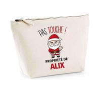 Planetee Trousse Alix Pas Touche Père Noël - Secret Santa Cadeau Noël Humour Insolite Collègue