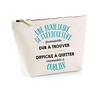 Planetee Trousse Auxiliaire de puériculture Formidable - Pochette Toilette Maquillage Idée Sac Cadeau