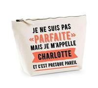 Planetee Trousse Charlotte Parfaite - Pochette de Toilette Maquillage Idée Cadeau Femme Mamie Fête des Mères