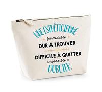 Planetee Trousse Esthéticienne Formidable - Pochette de Toilette Maquillage Idée Cadeau Femme Mamie Fête des Mères