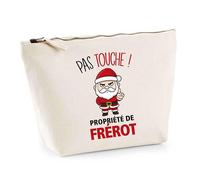 Planetee Trousse Frérot Pas Touche Père Noël - Secret Santa Cadeau Noël Humour Insolite Collègue