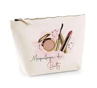 Planetee Trousse Le Maquillage de Betty - Pochette Maquillage Routine Beauté Cadeau Anniversaire Femme Fête des Mères Mamies