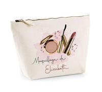 Planetee Trousse Le Maquillage de Elisabeth - Pochette Maquillage Routine Beauté Cadeau Anniversaire Femme Fête des Mères Mamies