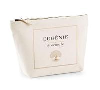 Planetee Trousse Maquillage Femme Eugenie éternelle Pochette Cosmétique Coton Trousse de Toilette Voyage - Cadeau Maman Mamie Fête des Mères Anniversaire Noël