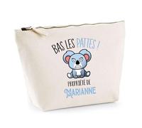 Planetee Trousse Marianne Bas Les Pattes Koala - Idée Fête des mères Cadeau Travail Retraite Trousse Maquillage Toilette