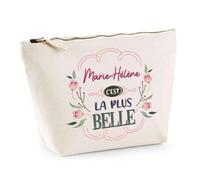 Planetee Trousse Marie-Hélène la Plus Belle - Pochette Maquillage Make-up Toilette Cadeau Fête des Mères Anniversaire Soeur Noël Tata Marraine