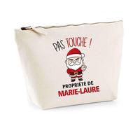 Planetee Trousse Marie-Laure Pas Touche Père Noël - Secret Santa Cadeau Noël Humour Insolite Collègue