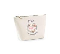 Planetee Trousse Mila Amour et Lait Vache - Pochette Bébé et Enfant Mignonne Idée Cadeau pour Bambin, Cadeau Naissance