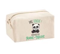Planetee Trousse Multifonction Anne-Marie Pas Touche Panda | Trousse Scolaire Maquillage Idée Cadeau Collègue Noël Anniversaire | Trousse pour Fournitures Scolaires et de Bureau