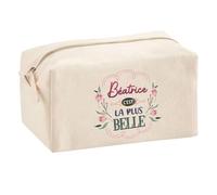 Planetee Trousse Multifonction Béatrice la Plus Belle - Pochette Maquillage Make-up Trousse pour Fournitures Bureau Cadeau Fête des Mères Anniversaire Soeur Noël Tata Marraine