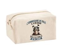 Planetee Trousse Multifonction Commissaire de Police Panda Grain | Trousse Scolaire Fournitures Bureau Maquillage Idée Cadeau Collègue Noël Anniversaire
