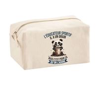 Planetee Trousse Multifonction Éducateur Sportif Panda Grain | Trousse Scolaire Maquillage Idée Cadeau Collègue Noël Anniversaire | Trousse pour Fournitures Scolaires et de Bureau