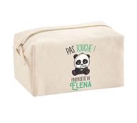 Planetee Trousse Multifonction Elena Pas Touche Panda | Trousse Scolaire Fournitures Bureau Maquillage Idée Cadeau Collègue Noël Anniversaire