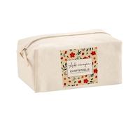 Planetee Trousse Multifonction Femme Aide-ménagère exceptionnelle Motif Floral Trousse Maquillage Coton Rangement stylos Bureau Cadeau Femme collègue Anniversaire Noël Retraite