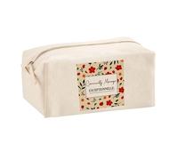 Planetee Trousse Multifonction Femme Community Manager exceptionnelle Motif Floral Trousse Maquillage Coton Rangement stylos Bureau Cadeau Femme collègue Anniversaire Noël Retraite