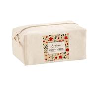 Planetee Trousse Multifonction Femme Employée exceptionnelle Motif Floral Trousse Maquillage Coton Rangement stylos Bureau Cadeau Femme collègue Anniversaire Noël Retraite