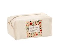 Planetee Trousse Multifonction Femme Esthéticienne exceptionnelle Motif Floral Trousse Maquillage Coton Rangement stylos Bureau Cadeau Femme collègue Anniversaire Noël Retraite