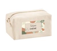 Planetee Trousse Multifonction Femme Soline Chérie Design Graphique Trousse Scolaire Coton Fournitures Bureau Rangement stylos Cadeau Collègue Retraite Anniversaire Noël