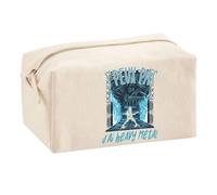 Planetee Trousse Multifonction J'peux Pas Heavy Metal | Trousse Scolaire Maquillage Idée Cadeau Collègue Noël Anniversaire | Trousse pour Fournitures Scolaires et de Bureau