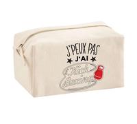 Planetee Trousse Multifonction J'peux Pas Kick Boxing | Trousse Scolaire Maquillage Idée Cadeau Collègue Noël Anniversaire | Trousse pour Fournitures Scolaires et de Bureau