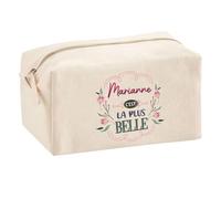 Planetee Trousse Multifonction Marianne la Plus Belle - Pochette Maquillage Make-up Trousse pour Fournitures Bureau Cadeau Fête des Mères Anniversaire Soeur Noël Tata Marraine