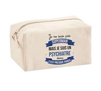 Planetee Trousse Multifonction Psychiatre Super-Héros Homme | Trousse Scolaire Maquillage Idée Cadeau Collègue Noël Anniversaire | pour Fournitures Scolaires et de Bureau