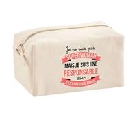 Planetee Trousse Multifonction Responsable Super-Héros Femme | Trousse Scolaire Maquillage Idée Cadeau Collègue Noël Anniversaire | pour Fournitures Scolaires et de Bureau