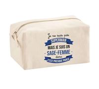 Planetee Trousse Multifonction Sage-Femme Super-Héros Homme | Trousse Scolaire Maquillage Idée Cadeau Collègue Noël Anniversaire | pour Fournitures Scolaires et de Bureau