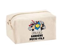 Planetee Trousse Multifonction Super Arrière-Petit-Fils | Trousse Scolaire Maquillage Idée Cadeau Collègue Noël Anniversaire | pour Fournitures Scolaires et de Bureau