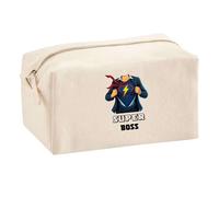 Planetee Trousse Multifonction Super Boss - Trousse de Maquillage, Trousse pour Fournitures Scolaires et de Bureau Fêtes des mères Noël