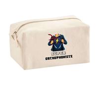 Planetee Trousse Multifonction Super Orthophoniste - Trousse de Maquillage, Trousse pour Fournitures Scolaires et de Bureau Fêtes des mères Noël