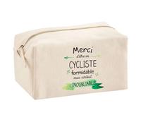 Planetee Trousse Multifonction Un Cycliste Inoubliable | Trousse Scolaire Maquillage Idée Cadeau Collègue Noël Anniversaire | Trousse pour Fournitures Scolaires et de Bureau
