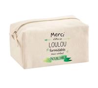 Planetee Trousse Multifonction Un Loulou Inoubliable | Trousse Scolaire Fournitures Bureau Maquillage Idée Cadeau Collègue Noël Anniversaire