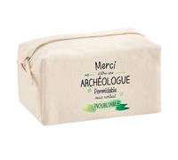 Planetee Trousse Multifonction Une Archéologue Inoubliable | Trousse Scolaire Fournitures Bureau Maquillage Idée Cadeau Collègue Noël Anniversaire