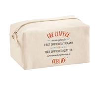 Planetee Trousse Multifonction Une Clarisse Aussi Géniale - École, Maquillage, Bureau - Trousse Scolaire - Idée Cadeau Collègue Noël, Anniversaire, Retraite ou Fin d’Année