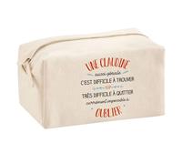 Planetee Trousse Multifonction Une Claudine Aussi Géniale - École, Maquillage, Bureau - Trousse Scolaire - Idée Cadeau Collègue Noël, Anniversaire, Retraite ou Fin d’Année