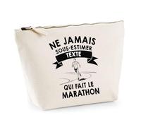 Planetee Trousse Ne sous-Estimez Pas Marathon Personnalisable Prénom Idée Cadeau
