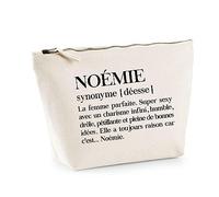 Planetee Trousse Noemie Définition - Pochette de Toilette Maquillage Idée Cadeau Femme Mamie Fête des Mères