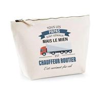 Planetee Trousse Papa Chauffeur Routier | Idée Fête des Pères Cadeau Travail Retraite Trousse Toilette