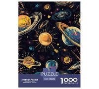 planètes cosmiques Puzzles 1000 Pièces pour Adultes Et Enfants paysages naturels De Qualité Supérieure Cadeau Stimulant Parfait Les Amateurs Coloured 38x26cm/1000pcs