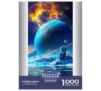 Planètes de l'univers Puzzle 1000 pièces EEspace - Challenge Zen pour Adultes, Carton Recyclé, Idée Cadeau Originale, Poster Inclus, 70x50cm/1000pcs
