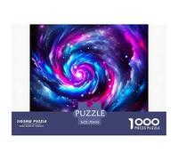 Planètes de l'univers Puzzle 1000 Pièces EEspace -soirée Jeu Esprit Puzzle, Pièce Épaisses Antiglisse, Poster & Boîte Cadeau, 70x50cm/1000pcs