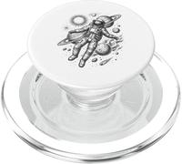 Planètes de l'univers Spatial d'astronaute Flottant PopSockets PopGrip pour MagSafe